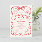 Invitation Fête de la Galentine (Debout devant)