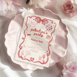 Invitation Fête de la Galentine