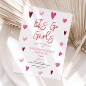Invitation Fête de la Galentine Fille Repas de Brunch de la S