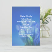 Invitation Fête de la Gentiane Bleue Fleur (Debout devant)