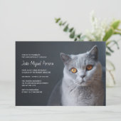 Invitation Fête de la Graduation Vétérinaire Décontracté (Debout devant)