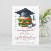 Invitation Fête de la graduation & Wordplay Fun - Une fête (Debout devant)