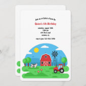 Invitation Fête de la grange (Devant / Derrière)