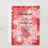 Invitation Fête de la journée de Derby Collage de roses (Devant)