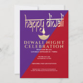 Invitation Fête De La Lumière De Diwali (Devant)