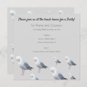 Invitation Fête de la Maison de la plage de Grey (Devant / Derrière)