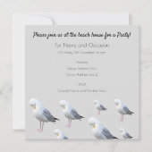 Invitation Fête de la Maison de la plage de Grey (Devant)