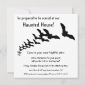 Invitation Fête de la Maison Hantée de la Sorcière d'Hallowee (Dos)