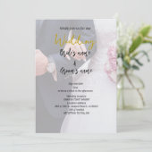 Invitation Fête de la mariée (Debout devant)