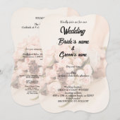 Invitation Fête de la mariée (Devant / Derrière)