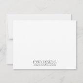 Invitation Fête de la mariée (Dos)