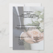 Invitation Fête de la mariée (Dos)