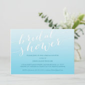 Invitation Fête de la mariée bleue d'Ombre (Debout devant)