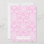 Invitation Fête de la mariée chic (Dos)