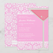 Invitation Fête de la mariée chic (Devant / Derrière)