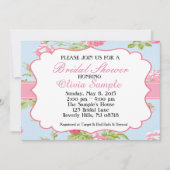 Invitation Fête de la mariée chic minable (Devant)