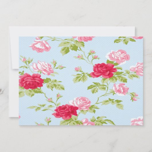 Invitation Fête de la mariée chic minable (Dos)