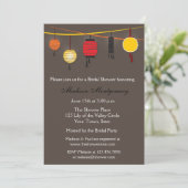 Invitation Fête de la mariée chinoise de lampions (Debout devant)