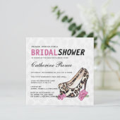 Invitation Fête de la mariée de Jaguar Stiletto Hibiscus de (Debout devant)