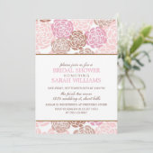 Invitation Fête de la mariée de jardin de ressort (Debout devant)