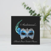 Invitation "Fête de la mariée de mardi gras " (Debout devant)