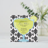 Invitation Fête de la mariée de margarita de damassé (Debout devant)