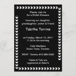 Invitation Fête de la mariée de TABITHA TORRINS
