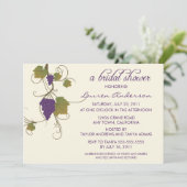 Invitation Fête de la mariée de vigne (Debout devant)