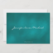 Invitation Fête de la mariée décorée d'un monogramme (Dos)