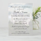 Invitation Fête de la mariée, mariage orienté de château (Debout devant)