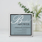 Invitation Fête de la mariée moderne et élégante dans (Debout devant)