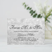 Invitation - Fête de la mariée ouvrière argentée (Debout devant)