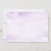 Invitation Fête de la mariée pourpre rustique de phare (Dos)