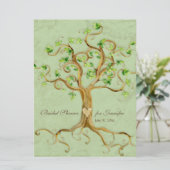 Invitation Fête de la mariée sage Antiqued par racines (Debout devant)