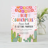 Invitation Fête de la mariée sainte de fiesta de cactus de (Debout devant)