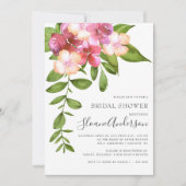 Invitation Fête de la mariée succulente de Hawaïen de feuille (Devant)