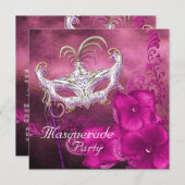 Invitation Fête de la mascarade de Bourgogne (Devant / Derrière)