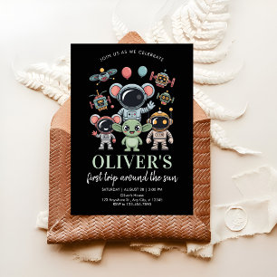 Invitation Fête de la Mascotte des Astronautes
