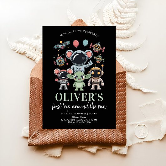 Invitation Fête de la Mascotte des Astronautes