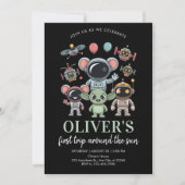 Invitation Fête de la Mascotte des Astronautes (Devant)
