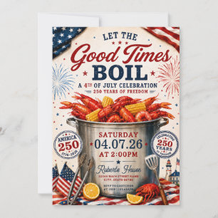 Invitation Fête de la mer pour le 4 juillet America 250