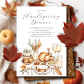 Invitation Fête de la moisson Thanksgiving