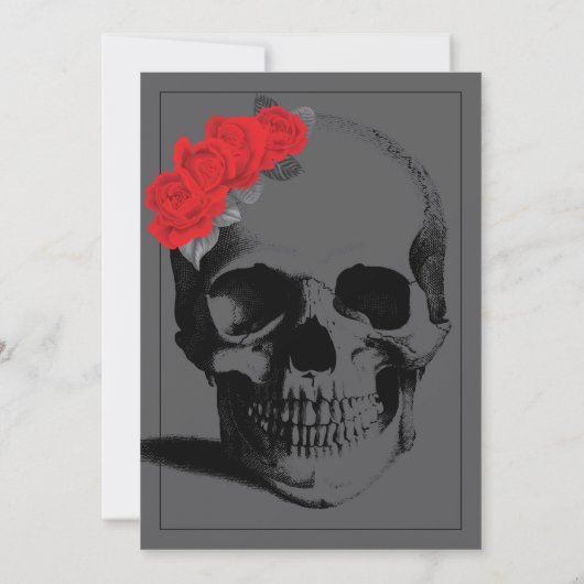 Invitation Fête de la Mort de mes Vingt ans (Dos)