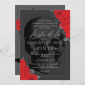 Invitation Fête de la Mort de mes Vingt ans (Devant / Derrière)