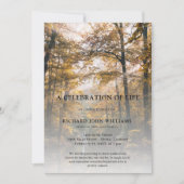 Invitation Fête de la nature de la forêt d'arbres (Devant)