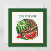 Invitation fête de la pastèque (Devant)