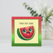 Invitation Fête de la pastèque (Debout devant)