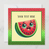 Invitation Fête de la pastèque (Devant)