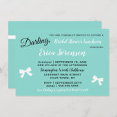 Invitation Fête de la petite robe noire Tiara (Devant / Derrière)