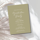 Invitation Fête de la photo Fleur sauvage du secondaire